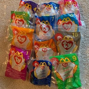 1998 McDonald’s set of 12 Ty Teenie Beanies